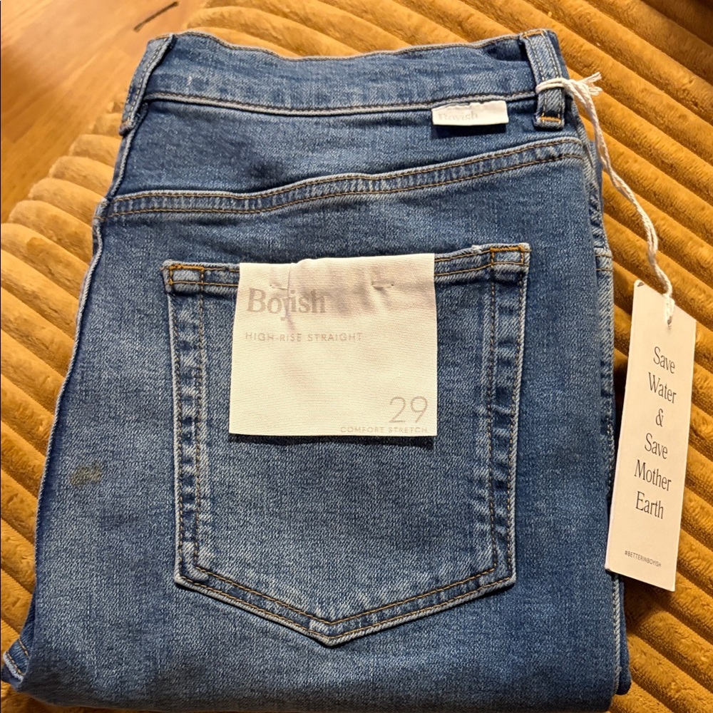 Boyish High-Rise Straight Jeans